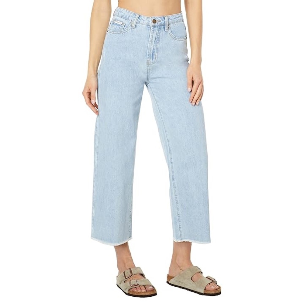 Rip Curl Sparrows Crop Wide Leg Jeans |‎ Light Wash | Size 29